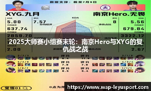 2025大师赛小组赛末轮：南京Hero与XYG的复仇战之战